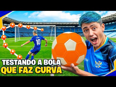 TESTAMOS A BOLA QUE MAIS FAZ CURVA NO MUNDO! *impossível defender?!