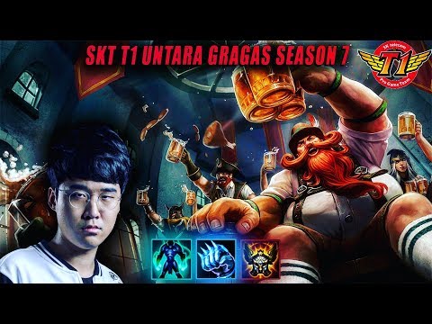 SKT T1 Untara | Gragas vs Camille | KR Challenger 428 LP #Worlds2017