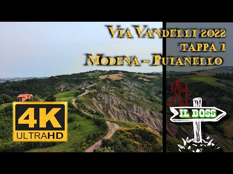 Via Vandelli - da MODENA a MASSA - tappa 1 - 4K