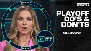NBA Playoff Do's & Don'ts 🏀 | ESPN BET Live