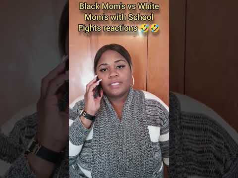 Having a Black Mom vs White Mom School reactions #viral #trending #tiktok  #comedy #shorts