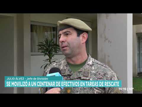 🪖 El Ejército movilizó un centenar de efectivos en Cerro Largo para participar de tareas de rescate