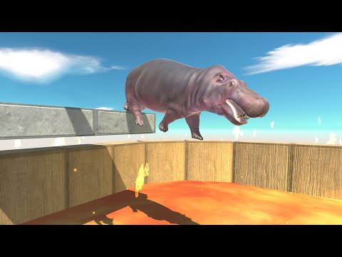 Don't Fall Into Molten Lava - Animal Revolt Battle Simulator