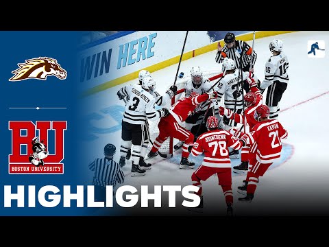 Western Michigan vs Boston University | NCAA Hockey Frozen Four Final | Highlights - April 12, 2025