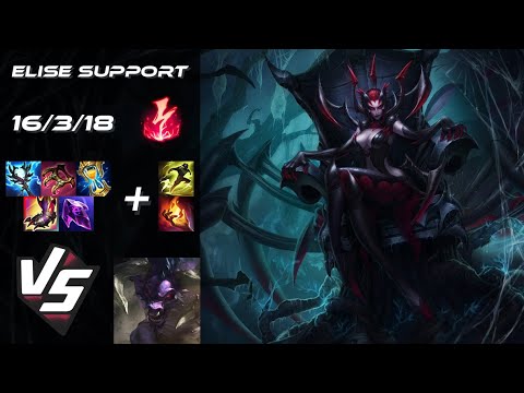 SUPPORT Elise vs Alistar - EU Challenger Patch 25.S1.5