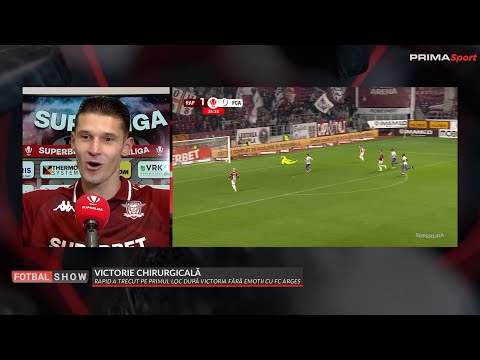 Dobre a început să cânte în timpul interviului: "Cine e pe primul loc, cine e pe primul loc"