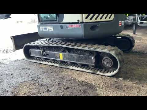 Video: Terex TC75 gravemaskine 1