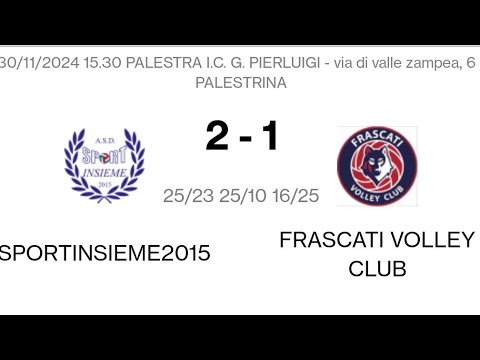 Under 14 promo Frascati volley - ASD volley Cave