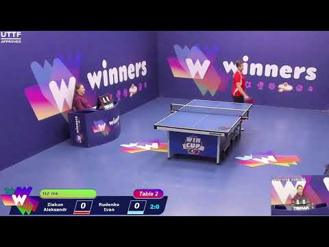 WINners CUP table 2  17.11 Ziakun Aleksandr - Rudenko Ivan  14:30