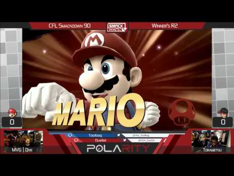 CFL Smackdown 90 WiiU - MVG Dyr (Mario) vs Torametsu (Ryu) - Winners R2