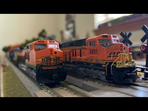 The Race Is On! Two BNSF Freight Trains Race