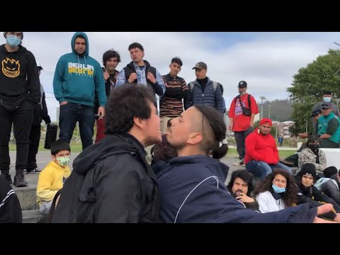 AZMA CARAYSELLO RUGAL vs. LANZAO YZE DUX: 8vos - Octava freestyle 3v3 - 2021 🇨🇱