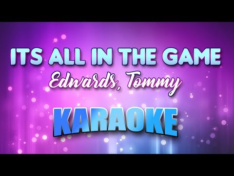 Edwards, Tommy - Its All In The Game (Karaoke & Lyrics)