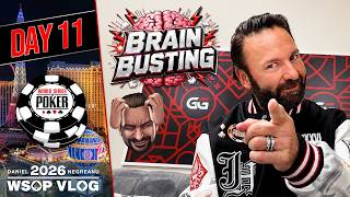 BUSTING BRAINS in the $25,000 High Roller - 2026 WSOP VLOG Day 11
