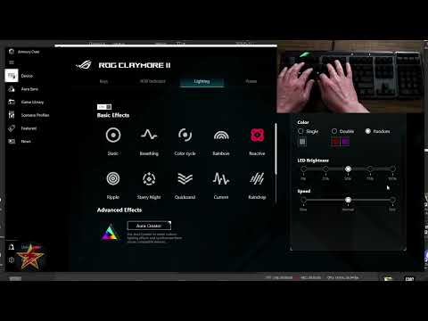 Armoury Crate Walkthrough for ASUS ROG Claymore II
