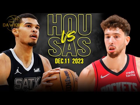 San Antonio Spurs vs Houston Rockets Full Game Highlights | December 11, 2023 | FreeDawkins