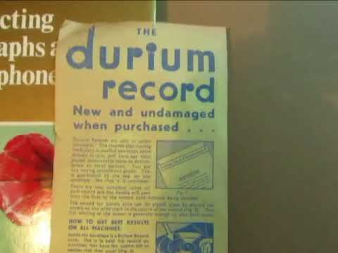 Durium Dance Band  - Foolish Over You - & Rare Durium Leaflet - 78 rpm