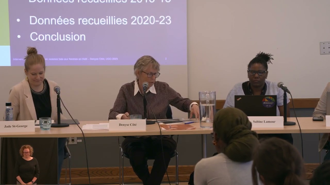 Panel 3 : Manifestations de colonialité contemporaine : le cas d’Haïti