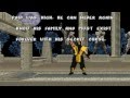 Mortal Kombat 1 Playthrough Super Nintendo SCORPION ENDING