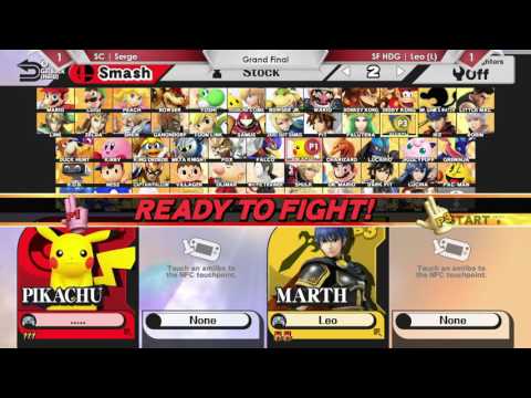 SP45 - SC | Serge (Marth, Pikachu, Link) Vs. SF HDG | Leo (Marth, Cloud) Grand Final - Smash 4
