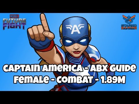 Captain America ABX Guide - Female Combat - 1.89M | Marvel Future Fight
