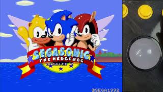 SegaSonic Arcade - Full Gameplay (With Trackball)