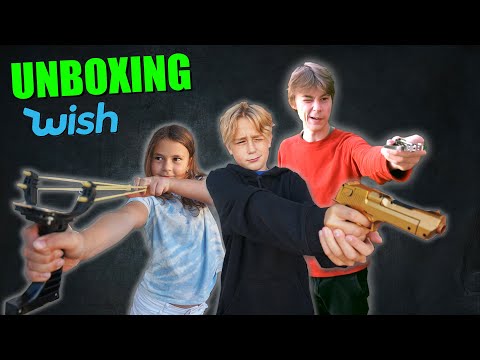 STOR UNBOXING: VAPEN FRÅN WISH! *test*  |  Crash Brothers