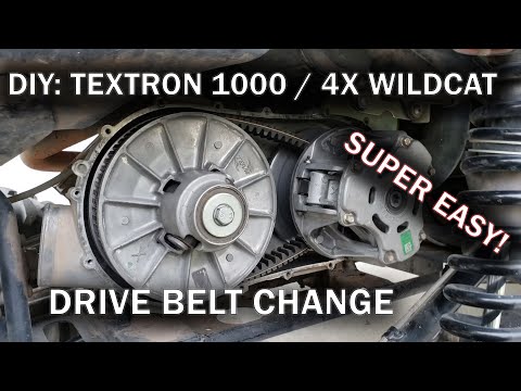 2011-2019 Arctic Cat / Textron Wildcat 4x 1000 Drive Belt Change Replacement How To