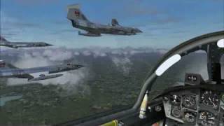 preview picture of video 'CF-104 - Virtual Formation Flying'