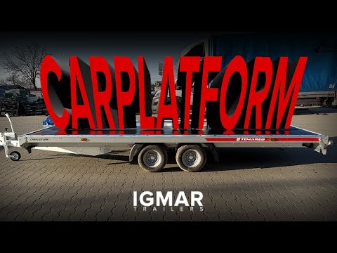 Niezawodny partner w przewozie samochodów - Laweta Samochodowa TEMARED CARPLATFORM 4521/2 2700 KG