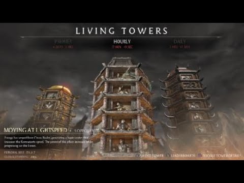 Mortal Kombat XL dragon fangs Goro moving at lightspeed lightspeed living tower gameplay lol