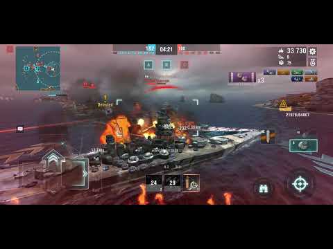 World of warships Blitz Yamato gameplay #worldofwarshipsblitz #yamato