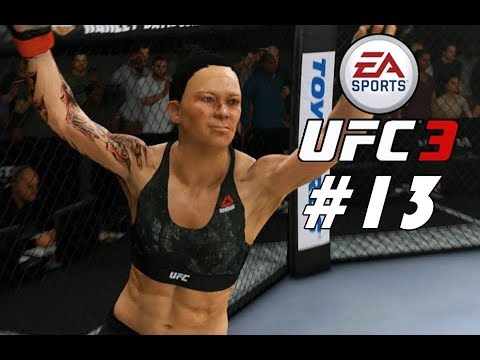 UFC 3 Women's Bantamweight Career Mode Walkthrough Part 13 - CLOSE FIGHT! (Lets Play Commentary)