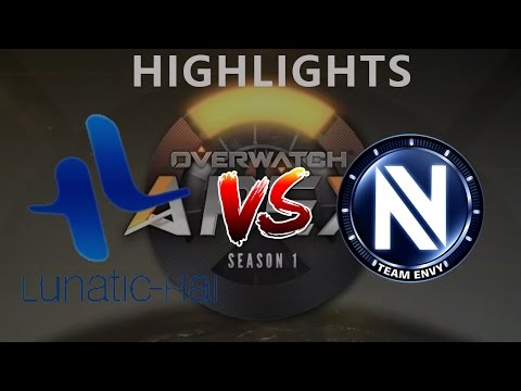 Lunatic Hai vs EnVyUs OGN Overwatch APEX Highlights