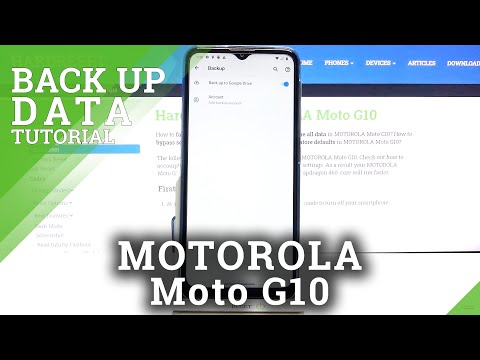 How to Enable Google Backup in MOTOROLA Moto G10 – Back Up Data