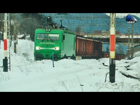 LEMA 480 0014-6 & LE5100 47-0774-7 RO-DBC in in Zapada/Snow in Gara Predeal Station - 02 March 2018
