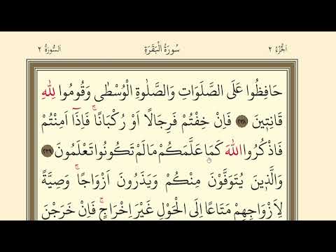 LESSON 38 | SLOW AND TACWITTED READING LESSONS OF THE QURANI | BAQARA 238-245 | SURAH AL BAQARA R...