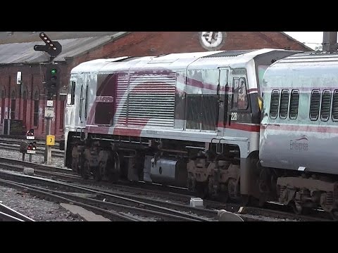 IE 201 Class Locomotive 228 + Enterprise Train - Connolly Station