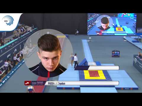 Jaydon PADDOCK (GBR) - 2018 Tumbling junior European Champion