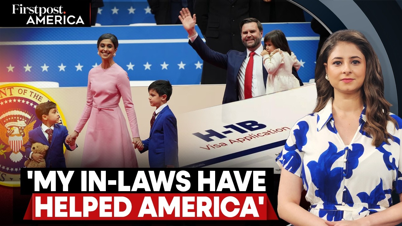 Vance Flags H-1B Fraud, Says His Indian-Origin Family 'Enriched' America | Firstpost America | N18G