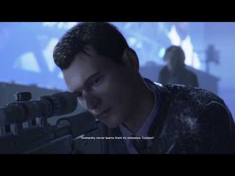 Detroit Become Human Connor vs lieutenant Anderson hank