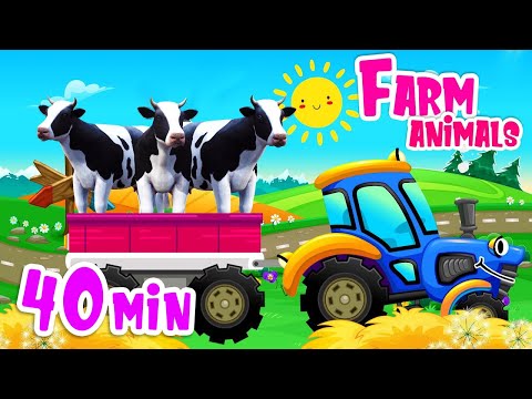 Animals for Kids 40 min Farm animal sound