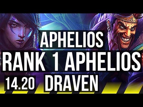 APHELIOS & Sylas vs DRAVEN & Rakan (ADC) | Rank 1 Aphelios, Rank 6 | TR Master | 14.20