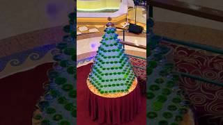 I cruise at Christmas for the champagne waterfall tree. #cruiselife #cruise #solocruise #christmas