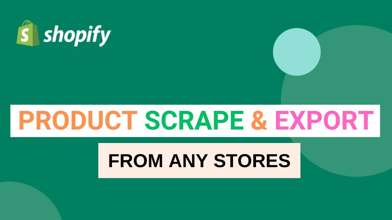 ShopScraper video preview