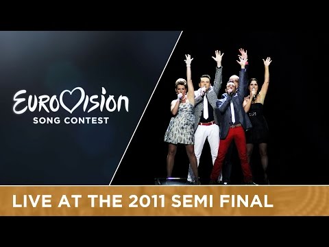 Witloof Bay - With Love Baby (Belgium) Live 2011 Eurovision Song Contest