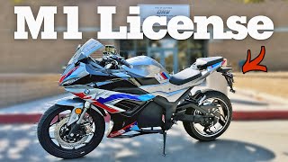DMV M1 Motorcycle License Test On My Street Legal Electric Bike
