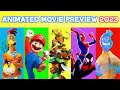 Every Animated Movie 2023 20 MOVIES Mario Spider Man TMNT Chicken Run 2 SpongeBob