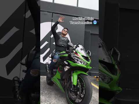 First Project Bike ni Von 🖤 #BG #Ninja