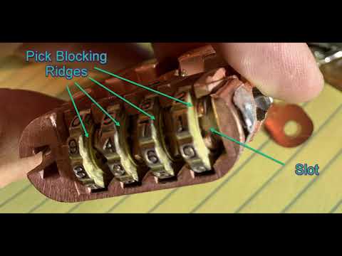 MasterLock 175 - How it works and how to bypass with a thin pick.